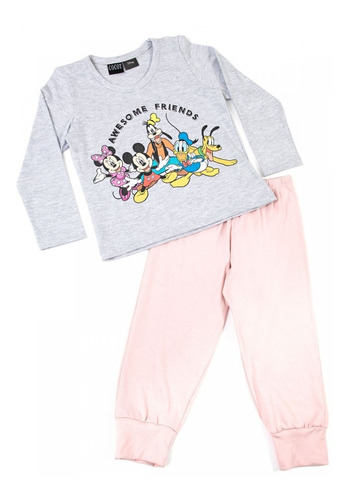 Pijama Invierno Manga Larga Nena Cocot Mickey&friends 20326