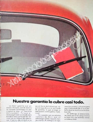 Cartel Retro Autos Volkswagen Vocho 1971 /673