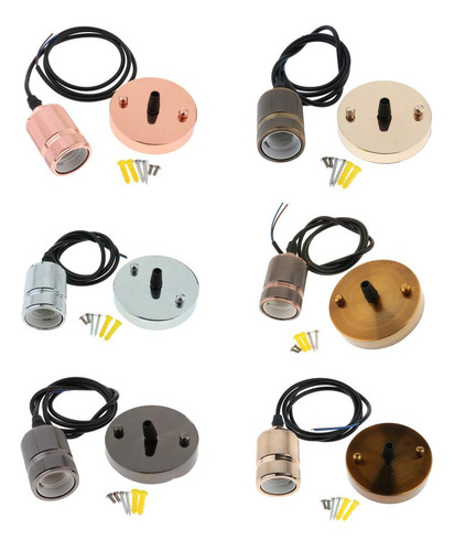 1 Piece Soporte Para Lámpara E27 Bombilla Descubierta 01