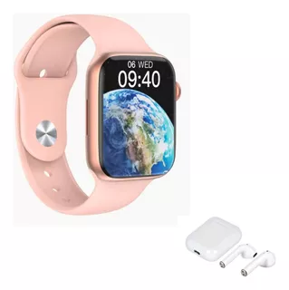 Smart Watch Feminino Rose Compativel iPhone 14 Pro 13 11 12