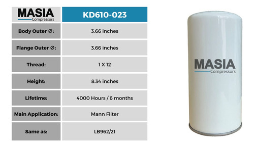 Filtro Separador Para Compresor Alup 17251002