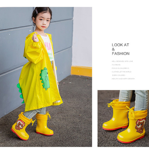 Botas De Lluvia Antiderrapante Botas Para Lluvia Niño Confor