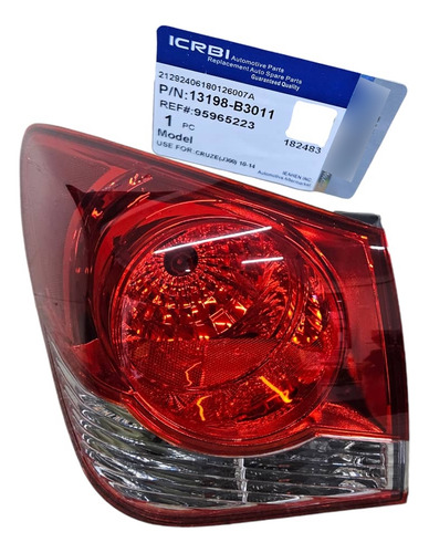 Mica Stop Trasero Izquierdo Chevrolet Cruze 1.8 2011-2015