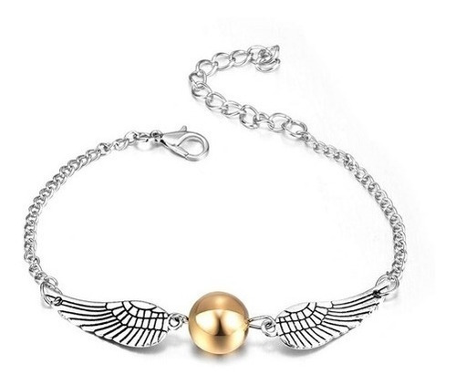 Colgante Collar Snitch Dorada Harry Potter