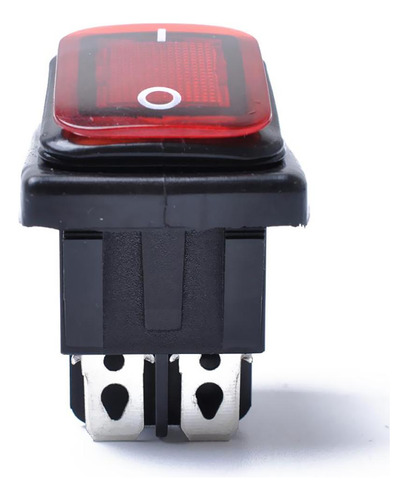 2 Encendido Apagado Interruptor Dpst 12v Rojo