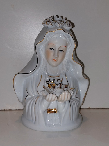 Imagen Virgen Porcelana Francia