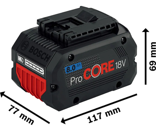 Batería Procore Bosch 18v De 8,0ah 1600a016gk