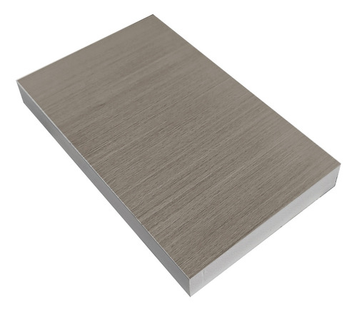 Lamina De Pvc Laminado Texturizado Marron Sepia Doble Cara