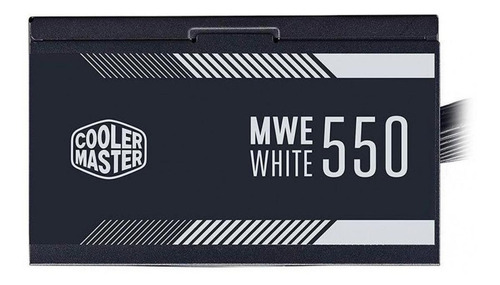 Imagen 2 de 4 de Fuente De Poder Cooler Master Mwe 550w White V2 Mpe-5501-aca