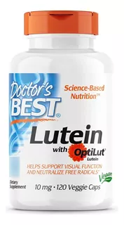 Lutein 10 Mg Con Optilut Doctor's Best 120 Veggie Caps