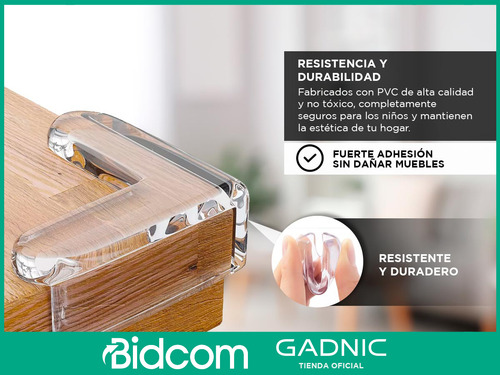 20 Piezas Protectores Esquineros Gadnic Seguridad Para Bebé