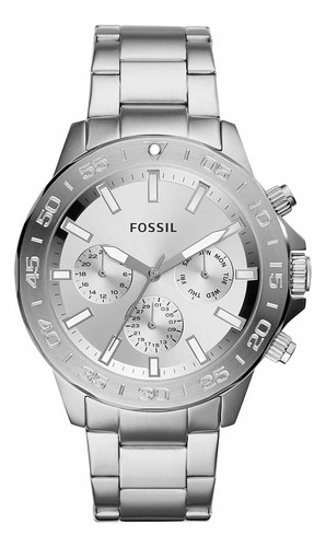 Reloj Fossil Bq2490 Caballero Plata 100% Original Acero