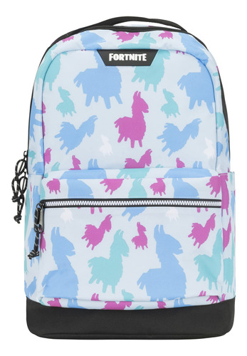 Mochila Para Escuela Version Fortnite Oficial Azul Multi