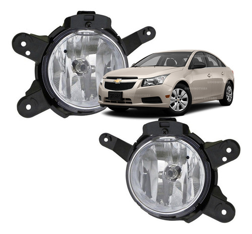 Neblinero Para Chevrolet Cruze 1.8 2009 - 2013 Der + Izq