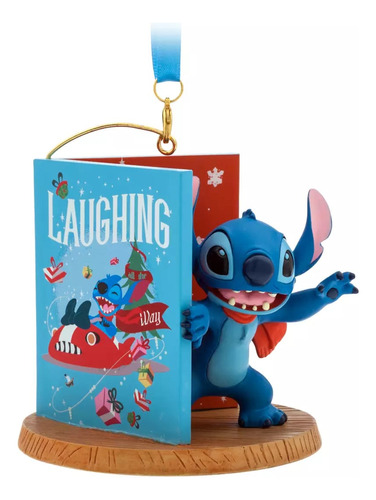 Disney Stitch Adorno Colgante Ornamento Navideño 2023 