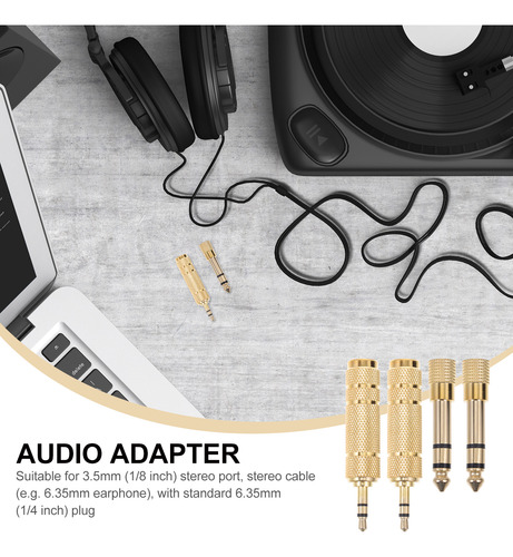 Adaptador De Audio Plug Converter, 4 Piezas