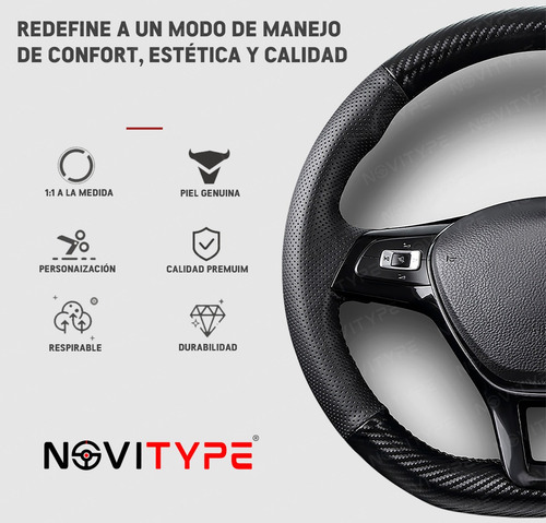 Funda Cubre Volante Chevrolet Spark 2011-2020 Piel Autentica