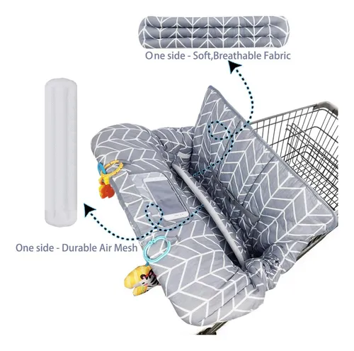 Funda Para Carrito De Compras, Algodón Icopuca, Reversible,