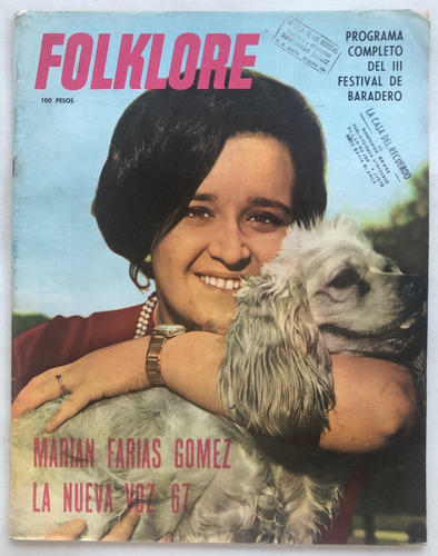 Revista Folklore Nº 140 Marian Farias Gomez Febrero 1967