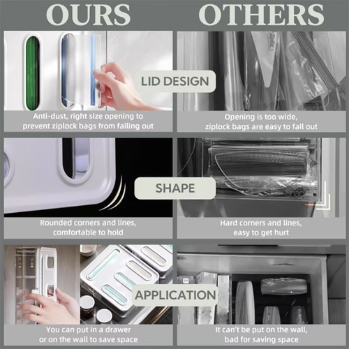 Caja Organizadora Dispensadora De Papel De Cocina Para Papel