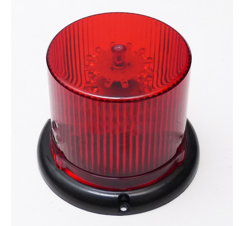 Baliza Roja  Electrónica  48 Leds Destellante Uso En 220 Volts Color Rojo