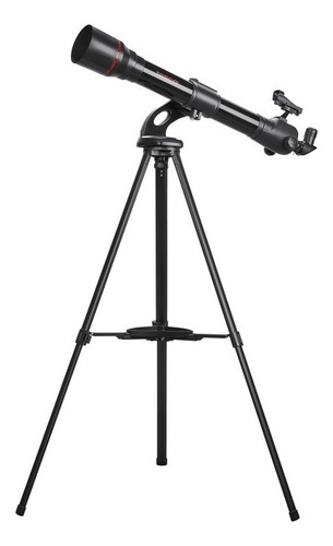 Telescopio Tasco Refractor Spacestation 800x70mm Altazimutal Color Negro