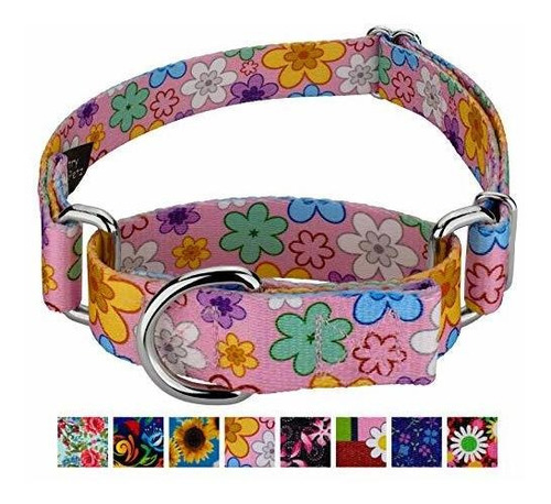 País Brook Petz Flores De Mayo Perro Collar De Martingala - 