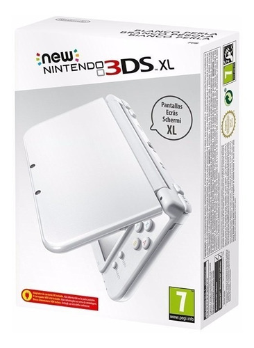 New Nintendo 3ds Xl Blanco Perla + Cargador + Estuche