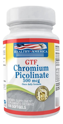 Gtf Chromium Picolinate 500mcg - Unidad a $38475