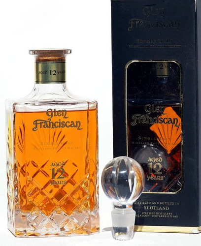 Whisky Single Malt Glen Franciscan 12 Años Origen Escocia