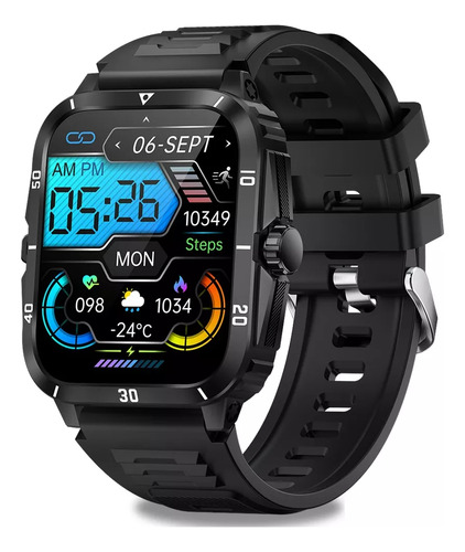 Reloj Inteligente Deportivo Bt Call Impermeable De 3 Atm Par