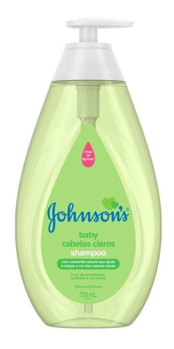 Shampoo Para Bebê Johnsons Cabelos Claros Emb Economica 750m