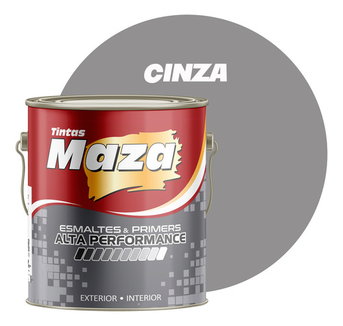 Tinta Cromato De Zinco 3,6l Maza Primer Sintético Cinza