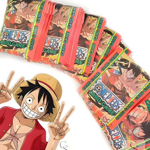 Kit 200 Cards Premium One Piece = 50 Pacotes Figurinhas