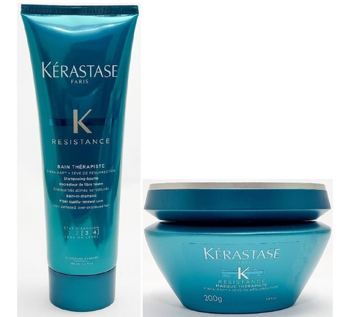 Kit Kerastase Resistance Therapiste Shampoo + Masque 200ml