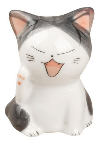 5 Estatua De Escultura De Gato Lindo De 4.5x6.8cm B
