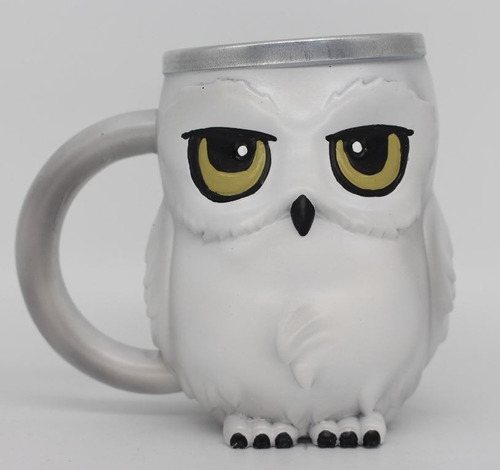 Caneca Formato Coruja Hedwig Harry Potter Edwiges Bruxo