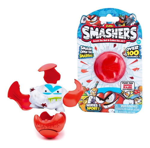 Smashers X1 Muñeco Figura Sorpresa En Pelota Original Wabro