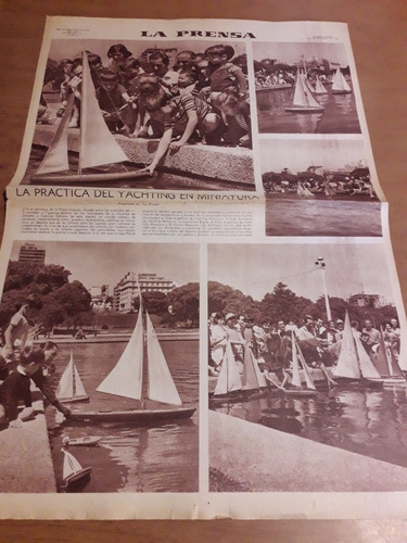 Diario La Prensa Yachting Bs.as. Salta Tucuman Plazas 1967
