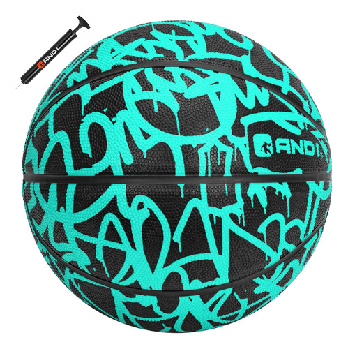 Y 1 Fantom Rubber Basketball & Pump (serie Graffiti)- Bola D