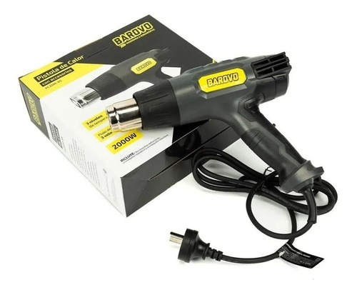 Imagen 3 de 5 de Pistola Calor Aire Caliente 2000w 60º - 600º + Accesorios