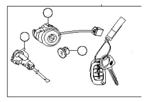 Set Cilindro Chapa Conacto Y Llaves Hyundai Tucson 2013 2016