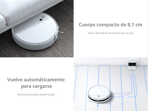 Aspiradora trapeadora robot Xiaomi Smart Duo Mi Robot Vacuum-Mop 2 blanca 100V/240V
