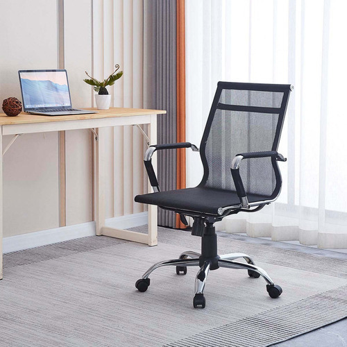 Silla De Oficina Zzja Negro Këssa Muebles