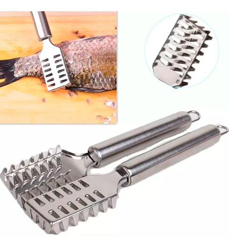 Escamador Removedor De Escama De Peixe De Inox Profissional