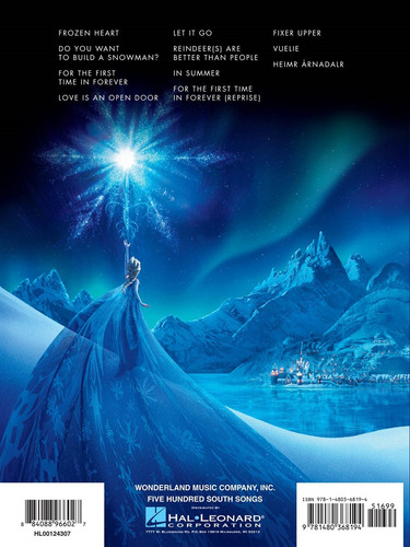 Frozen: Music From The Motion Picture Soundtrack.