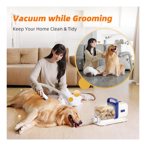 Kit De Higiene Buenkee Dog Com Aspirador Para Cortar