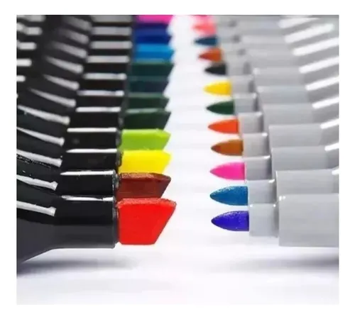 Kit De Marcadores X 80 Doble Punta