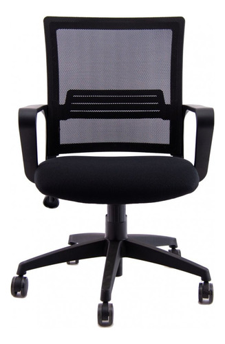 Silla Link Negra De Escritorio Gerencial