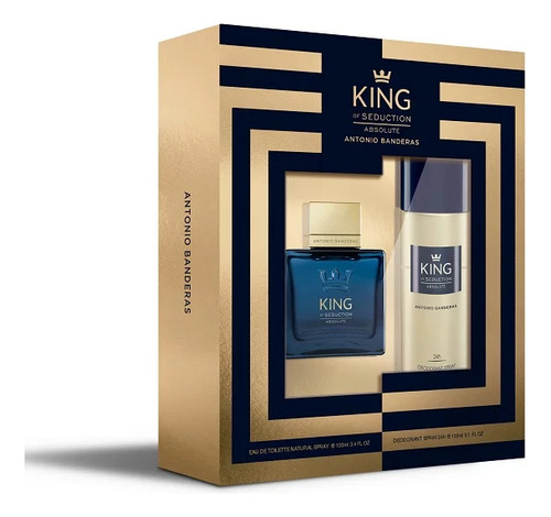 Perfume Hombre King Of Seduction Absolute Antonio Banderas Edt 100ml + Desodorante